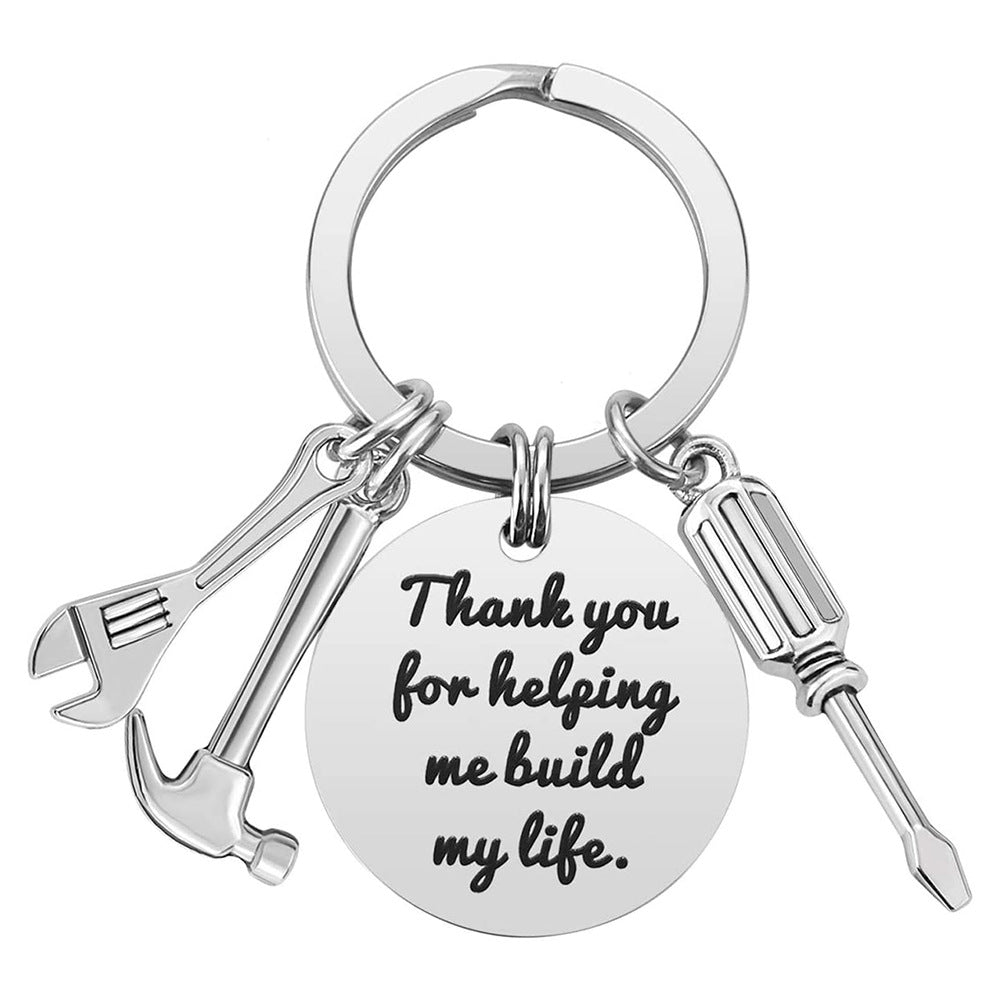 Father's Day Keychain If Dad Can T Fix It Stainless Steel Hammer Screwdriver Wrench Dad Tool