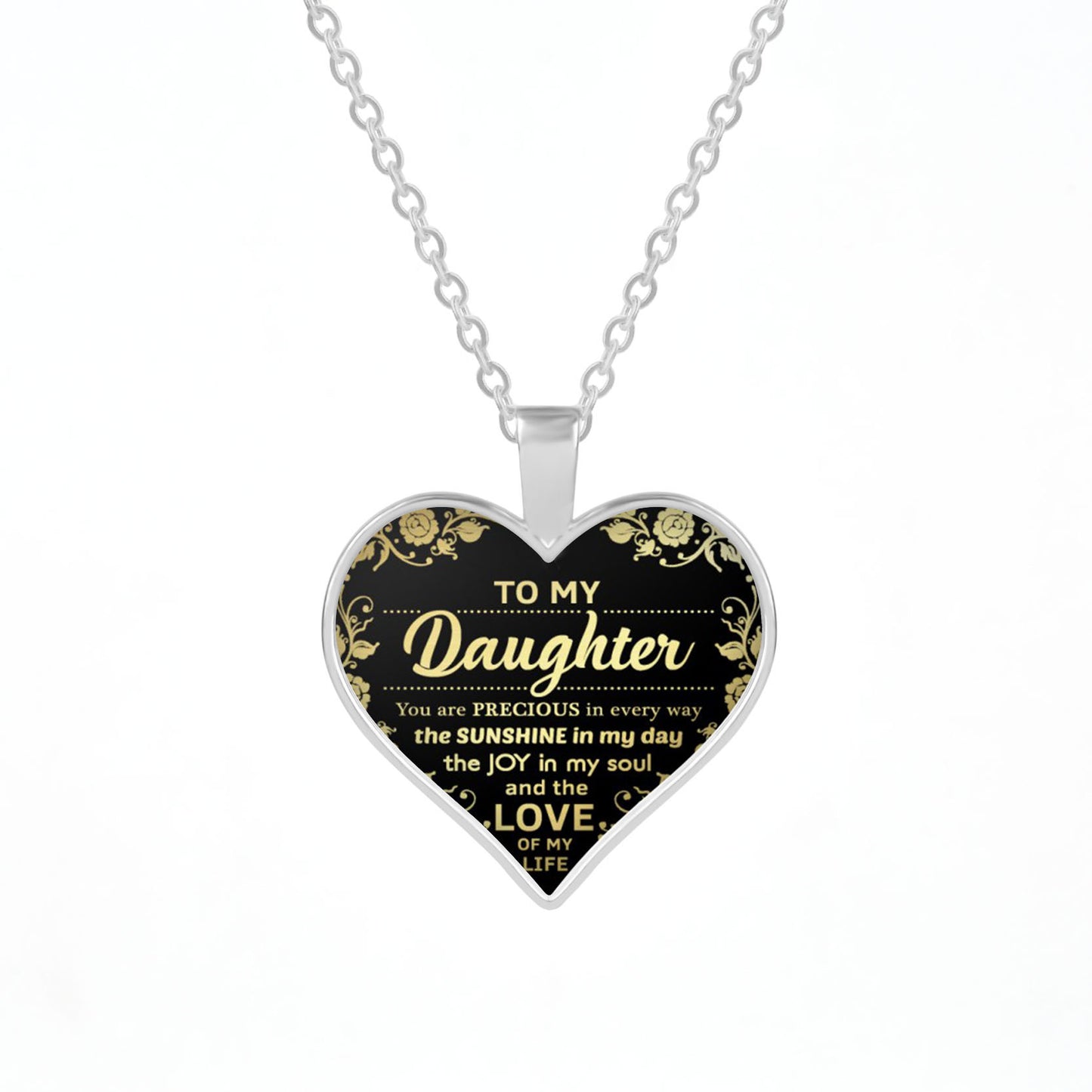 Daughter love pendant necklace for daughter