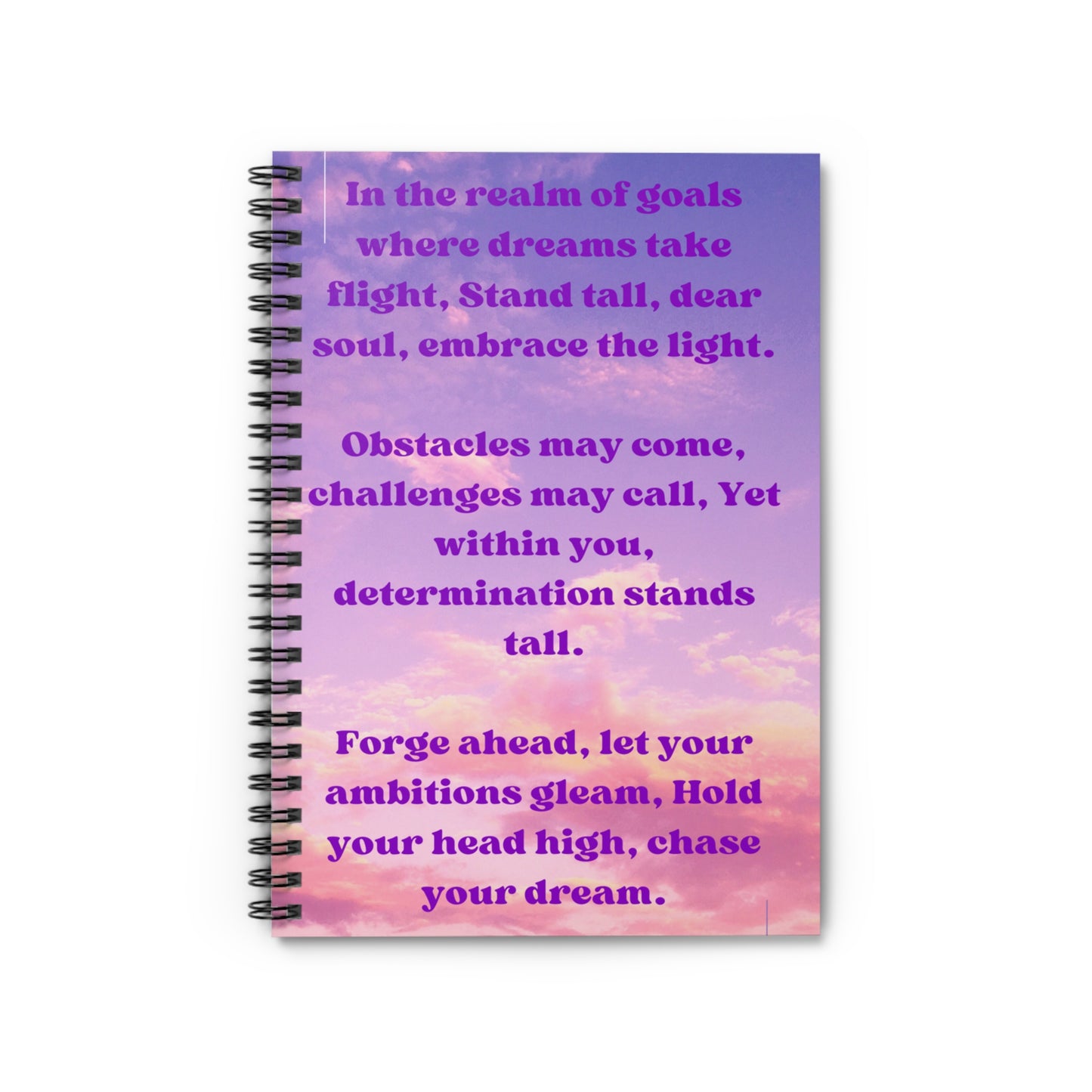 Concore Your Dreams Spiral Notebook - Ruled Line